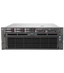 HP ProLiant DL580 G7 Rack Server with Quad Processors Intel® Xeon® E7 – 4830. Total 32 Cores / 64 Core Threads– Total 96 MB Cache , 128 GB DDR3 RAM ECC, H.D 8x 300 GB SAS 15K, QUAD 1200-Watt Turbo PSUs