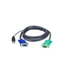 1.8M USB KVM Cable with 3 in 1 SPHD  2L-5202U
