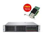 HPE Proliant DL 380 G9 2U Rack Server 8 Bay 2.5 inch + Fiber Card 2 Port 10G Free