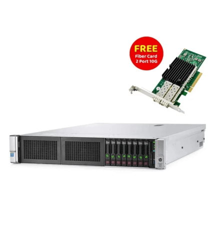 HPE Proliant DL 380 G9 2U Rack Server 8 Bay 2.5 inch +Fiber Card 2 Port 10G free