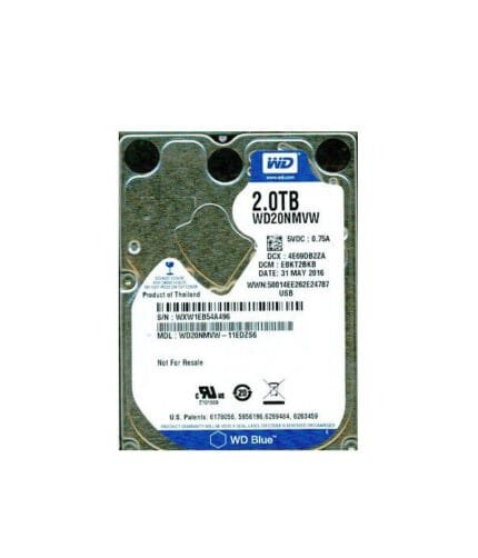 Hard 2T SATA 2.5 inch