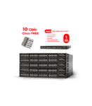 5 Switch Cisco 3650 48P 1G PoE+ +Switch 48P +10 Gbic Cisco FREE
