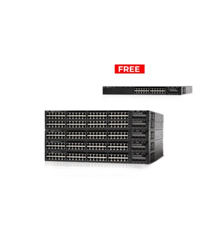 5 Switch Cisco 3650 48P 1G PoE+ +Cisco 3650 24P 1G PoE+