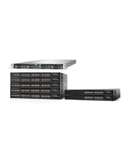 Cisco 3650 48P/24P 1G PoE+ +HPE Proliant DL360 G9 V4