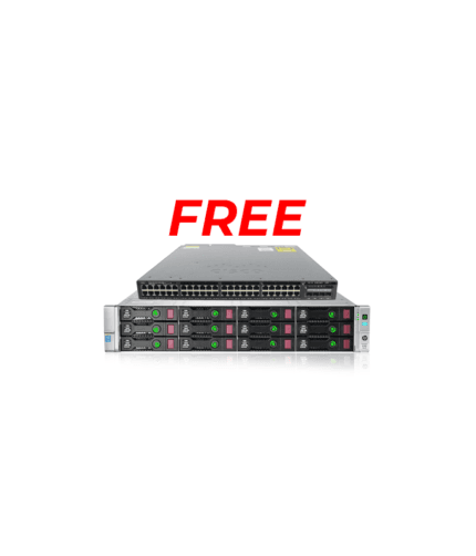 HP Proliant DL 380 G9  Switch Cisco 3650 48P 1G PoE+ UPlink 1G  FREE