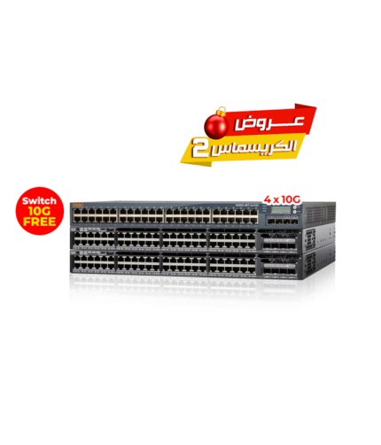 2 Cisco Catalyst 3650 48Port PoE+ + Switch ARUBA S2500 48P PoE UPLINK 10G FREE