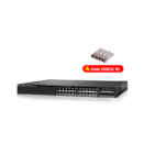 CISCO CATALYST 3650 24PORT 1G POE+ UPLINK 1G WITH 4 GBICS 1G