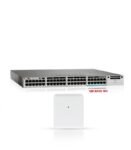 Cisco 3850 48 Port RJ45 ( 12Port RJ45 10G ) UPOE & Cisco Aironet AIR-AP4800-B-K9 Access Point