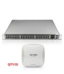 Arista 7050T-52 48 Port 10G Rj45 & 4 Port SFP+ 10G & Aruba AP-225 Access point