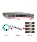 CISCO NEXUS 3064-T & QSFP+ 40G & MPO to MPO Fiber Cable 40G & GBIC SFP+ 10G MM